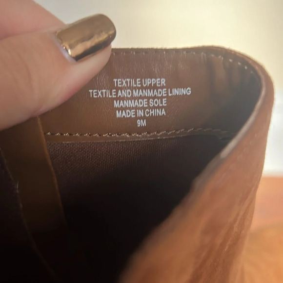 LOFT Cognac Brown Lug Sole Classic Cool Chelsea Boots with Zip Closure - Picture 9 of 10